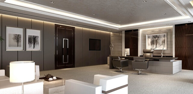 简约风格的办公室装修 