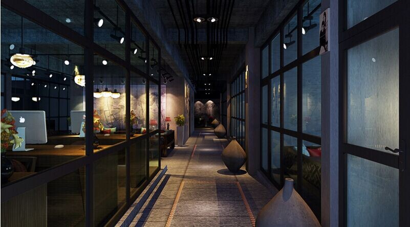 办公室装修中“光”的装饰