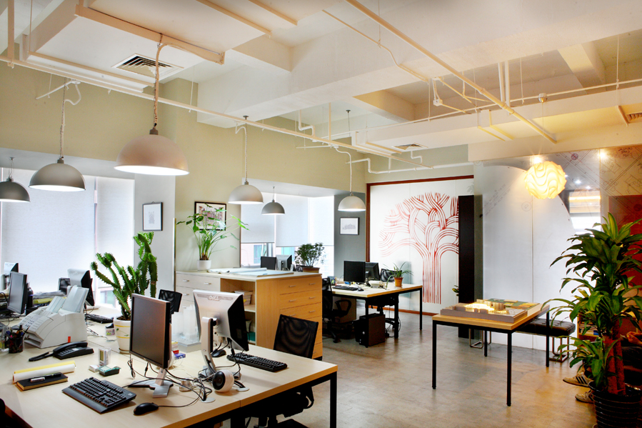 办公室陈设设计形式