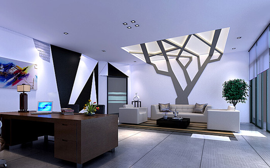 温馨时尚的办公室装修设计