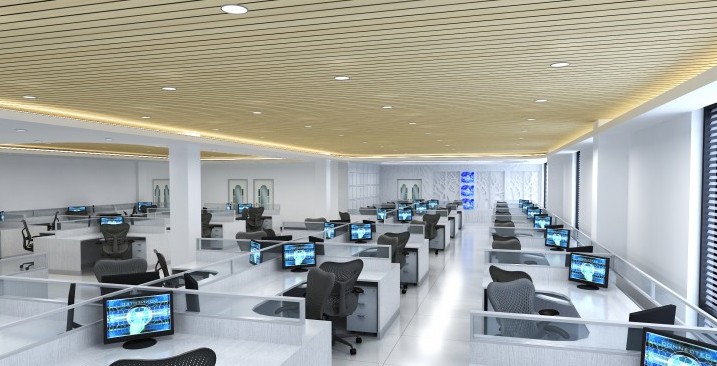 简约明快风格办公室装修