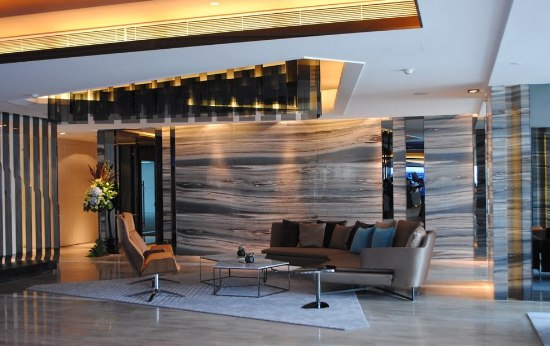 写字楼前台装饰设计 